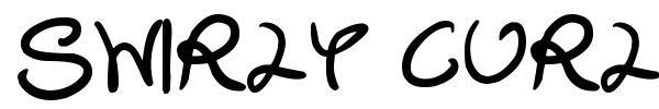 Swirly Curly Inks font preview